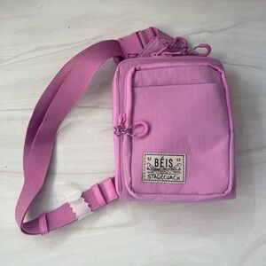 BEIS Stagecoach 2025 Limited Edition Berry Pink Crossbody Sling Bag VIP